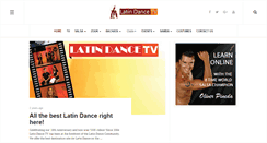 Desktop Screenshot of latindancetv.com